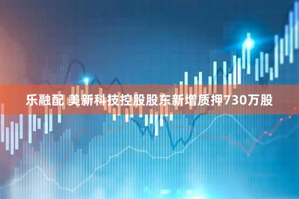 乐融配 美新科技控股股东新增质押730万股