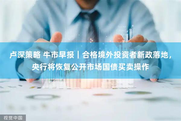 卢深策略 牛市早报｜合格境外投资者新政落地，央行将恢复公开市场国债买卖操作